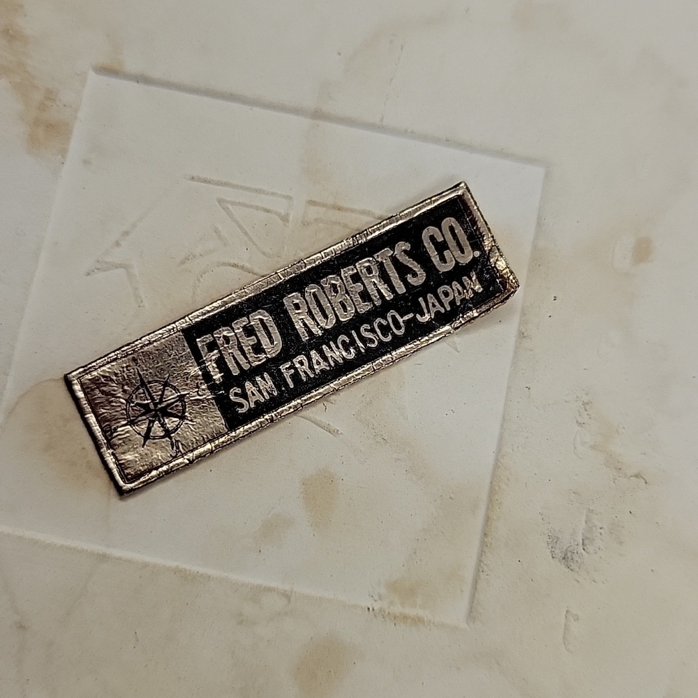 Vintage Cast Iron Trivet 9 x 5 Fred Roberts Co San Francisco Japan - Picture 4 of 6
